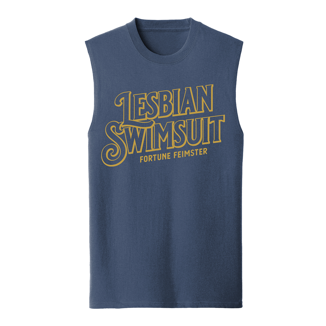 Lesbian Swimsuit Tank - Navy