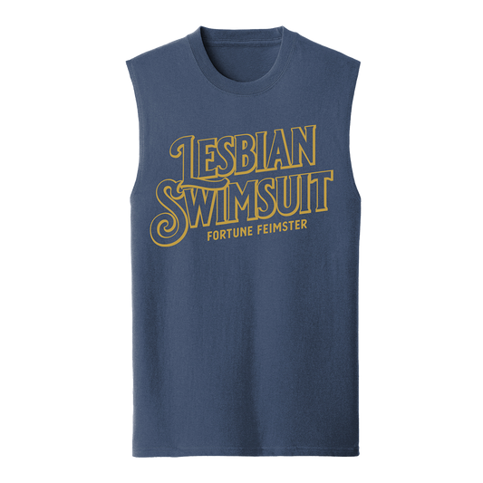 Lesbian Swimsuit Tank - Navy